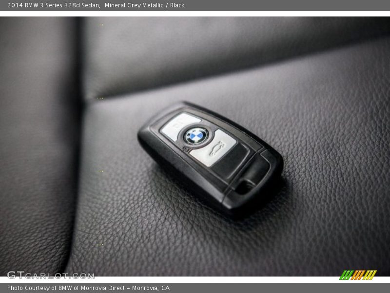 Mineral Grey Metallic / Black 2014 BMW 3 Series 328d Sedan