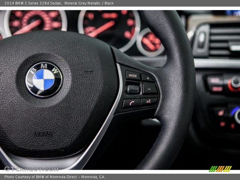 Mineral Grey Metallic / Black 2014 BMW 3 Series 328d Sedan
