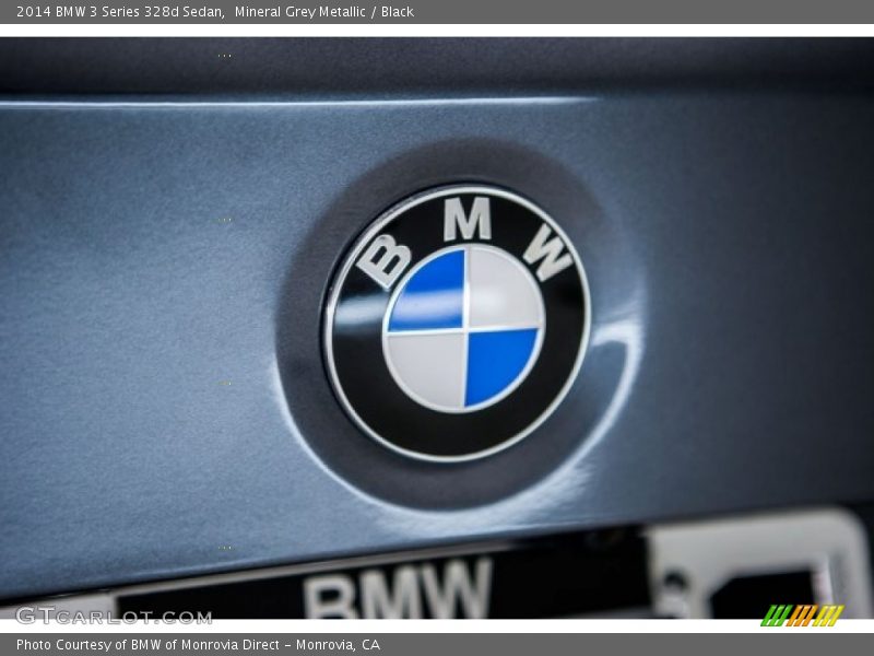 Mineral Grey Metallic / Black 2014 BMW 3 Series 328d Sedan