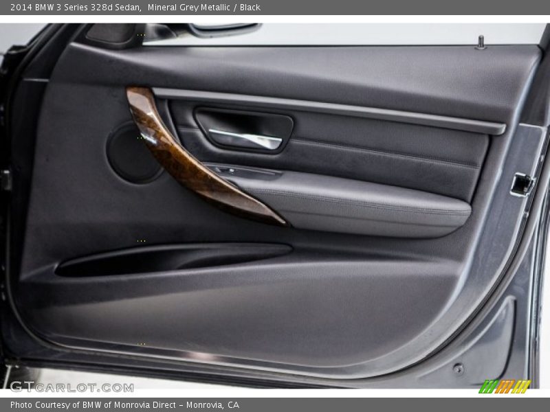 Mineral Grey Metallic / Black 2014 BMW 3 Series 328d Sedan