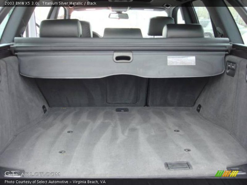Titanium Silver Metallic / Black 2003 BMW X5 3.0i