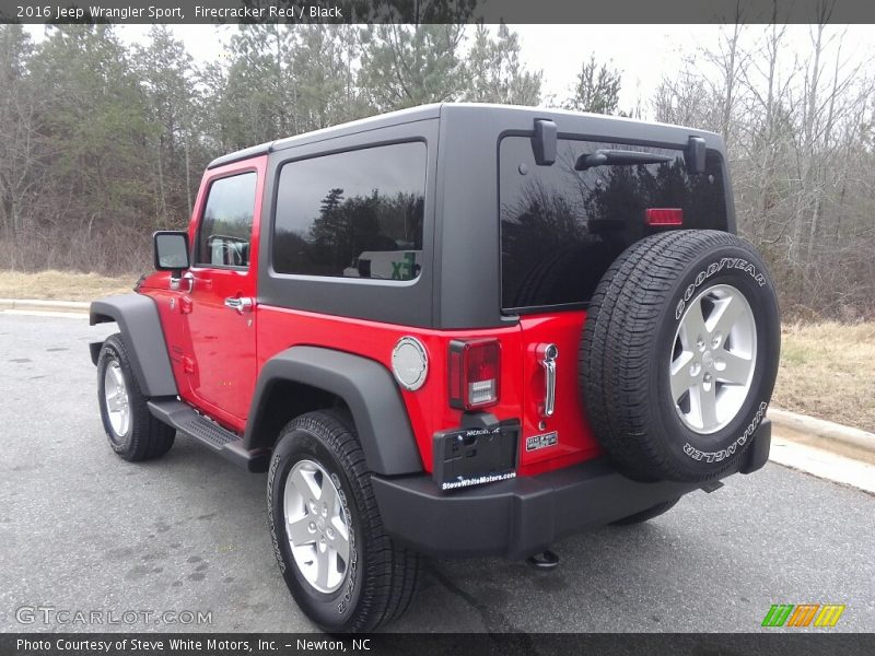 Firecracker Red / Black 2016 Jeep Wrangler Sport