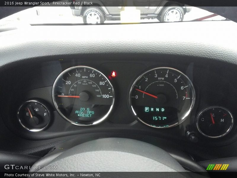 Firecracker Red / Black 2016 Jeep Wrangler Sport