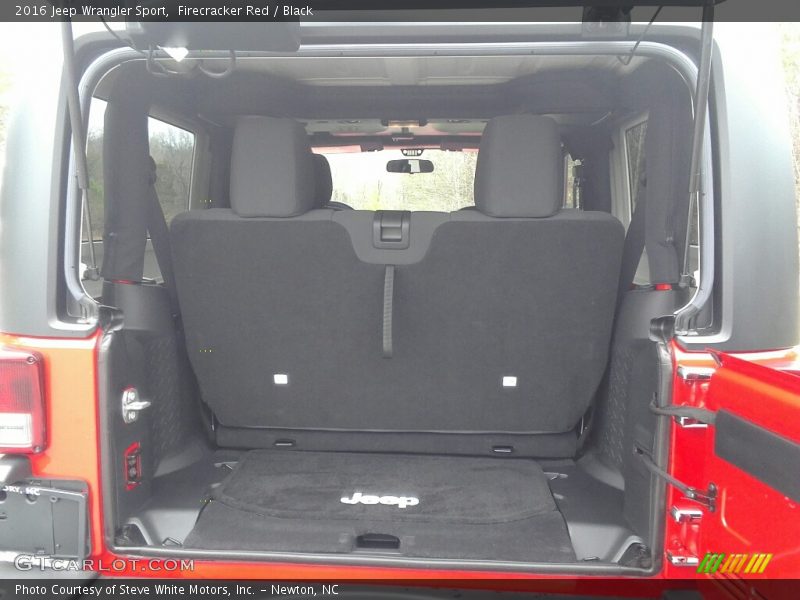 Firecracker Red / Black 2016 Jeep Wrangler Sport