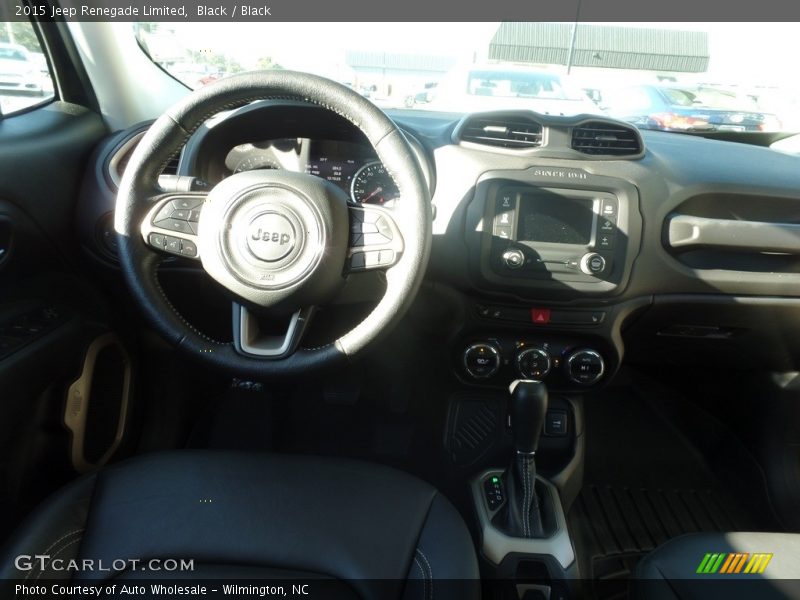 Black / Black 2015 Jeep Renegade Limited