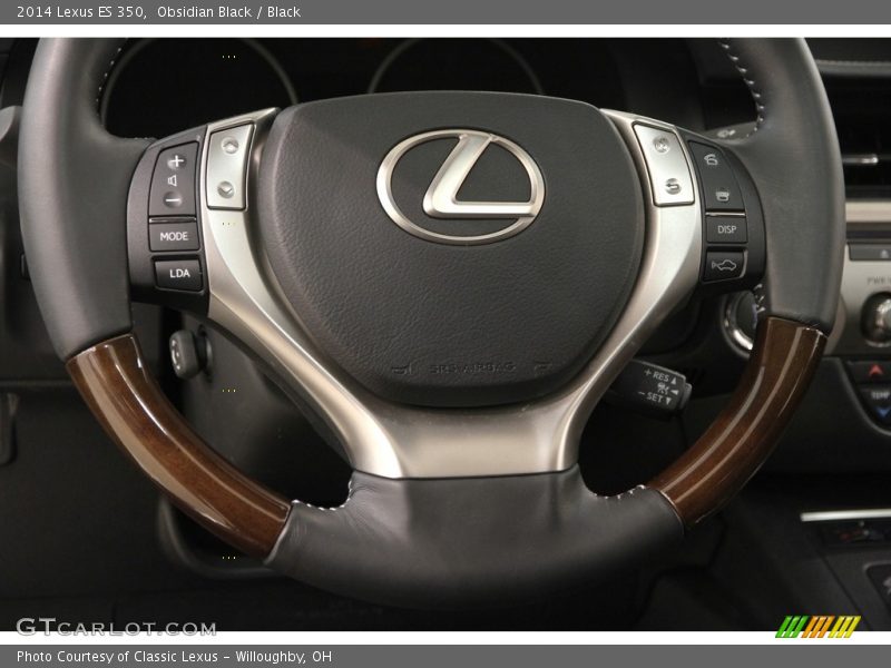 Obsidian Black / Black 2014 Lexus ES 350