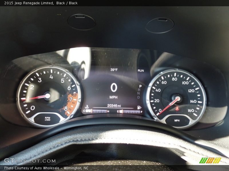 Black / Black 2015 Jeep Renegade Limited