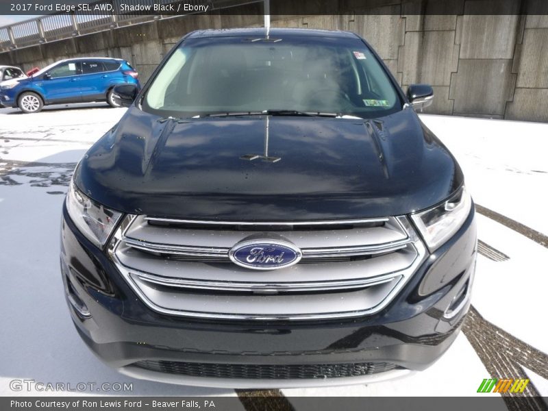Shadow Black / Ebony 2017 Ford Edge SEL AWD
