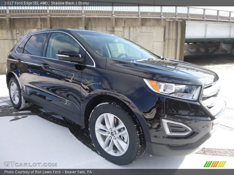 Shadow Black / Ebony 2017 Ford Edge SEL AWD