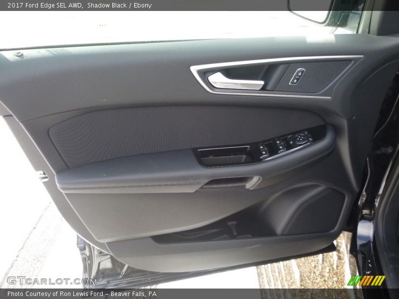 Shadow Black / Ebony 2017 Ford Edge SEL AWD