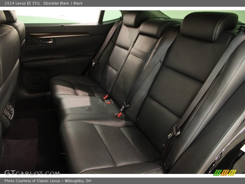 Obsidian Black / Black 2014 Lexus ES 350