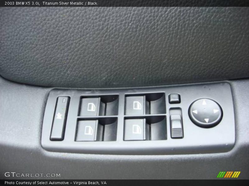 Titanium Silver Metallic / Black 2003 BMW X5 3.0i
