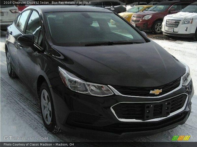 Blue Ray Metallic / Jet Black 2016 Chevrolet Cruze LS Sedan