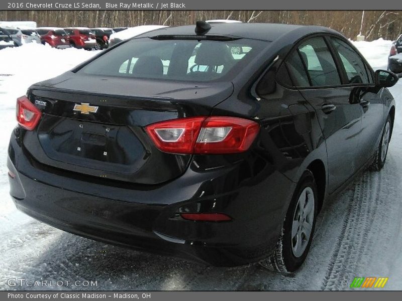 Blue Ray Metallic / Jet Black 2016 Chevrolet Cruze LS Sedan