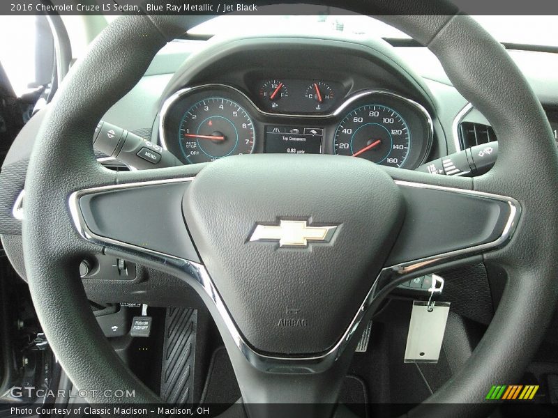 Blue Ray Metallic / Jet Black 2016 Chevrolet Cruze LS Sedan