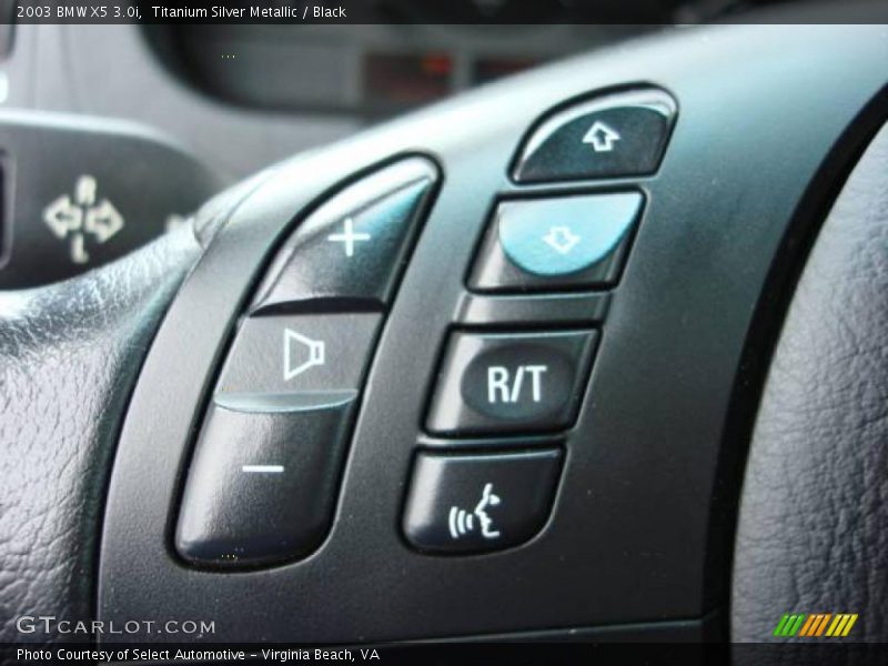 Titanium Silver Metallic / Black 2003 BMW X5 3.0i