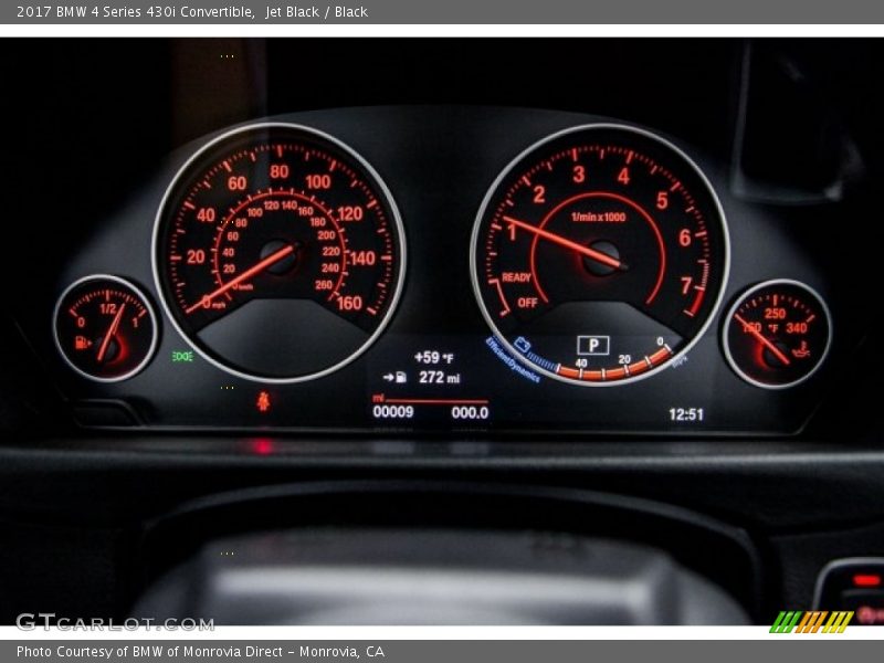  2017 4 Series 430i Convertible 430i Convertible Gauges