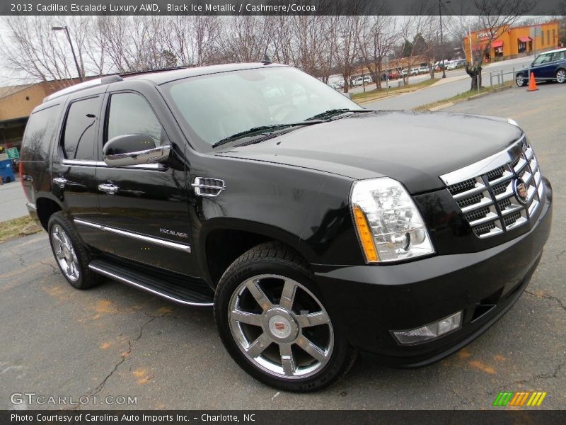 Black Ice Metallic / Cashmere/Cocoa 2013 Cadillac Escalade Luxury AWD