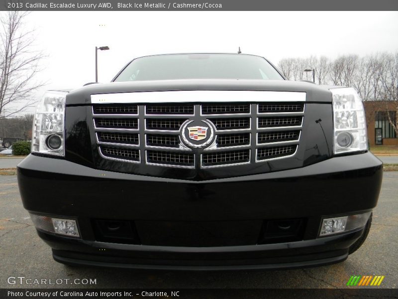 Black Ice Metallic / Cashmere/Cocoa 2013 Cadillac Escalade Luxury AWD