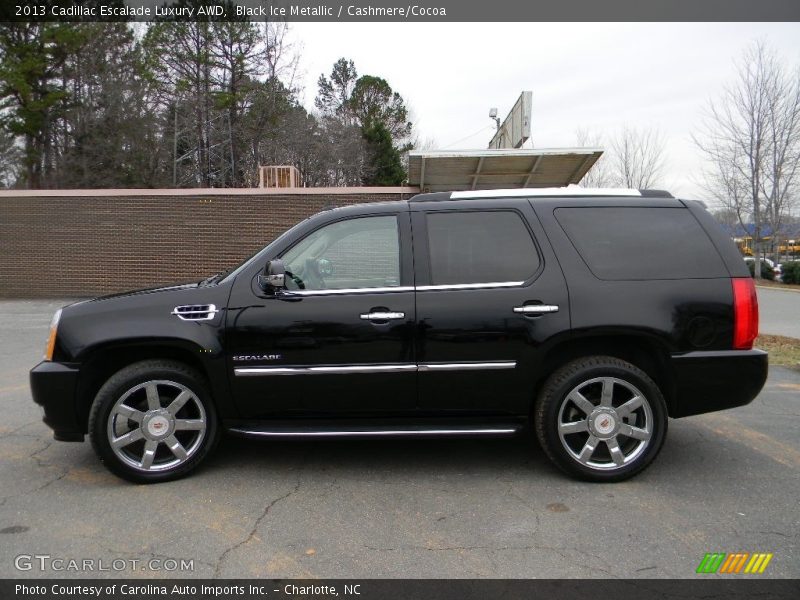Black Ice Metallic / Cashmere/Cocoa 2013 Cadillac Escalade Luxury AWD
