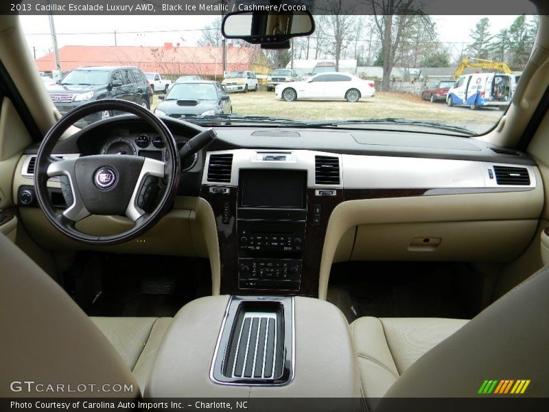 Black Ice Metallic / Cashmere/Cocoa 2013 Cadillac Escalade Luxury AWD