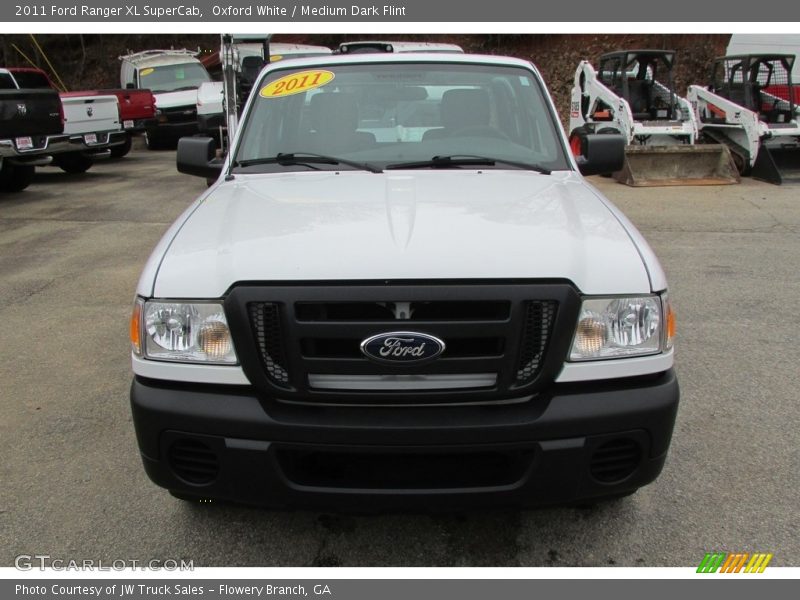 Oxford White / Medium Dark Flint 2011 Ford Ranger XL SuperCab