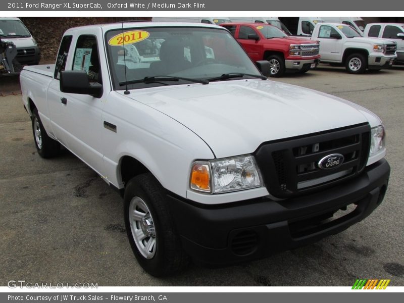Oxford White / Medium Dark Flint 2011 Ford Ranger XL SuperCab