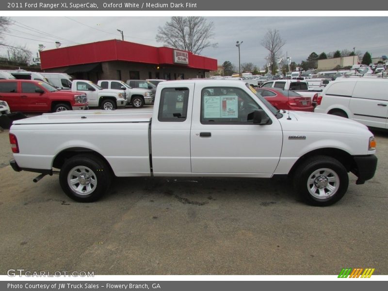 Oxford White / Medium Dark Flint 2011 Ford Ranger XL SuperCab