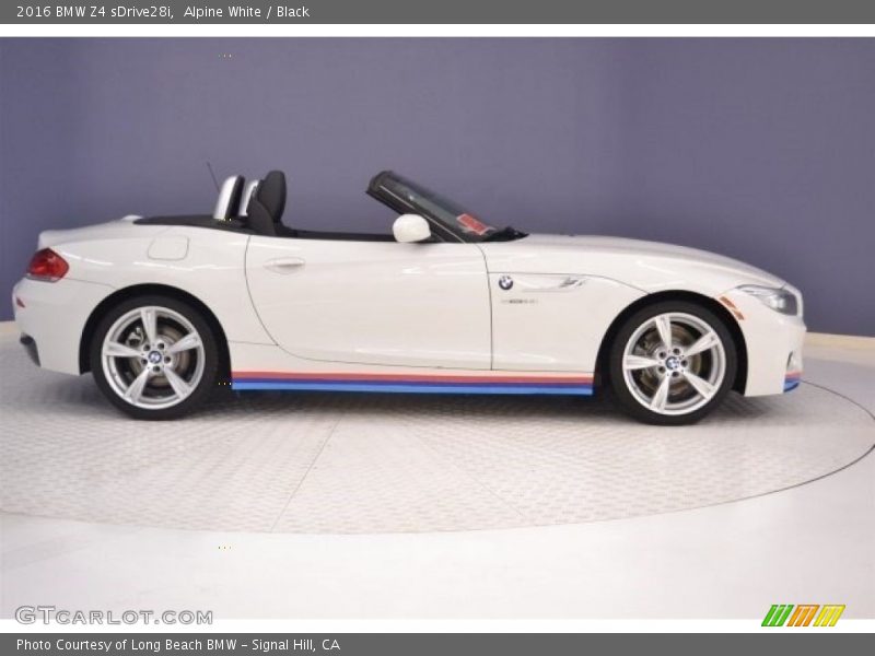 Alpine White / Black 2016 BMW Z4 sDrive28i