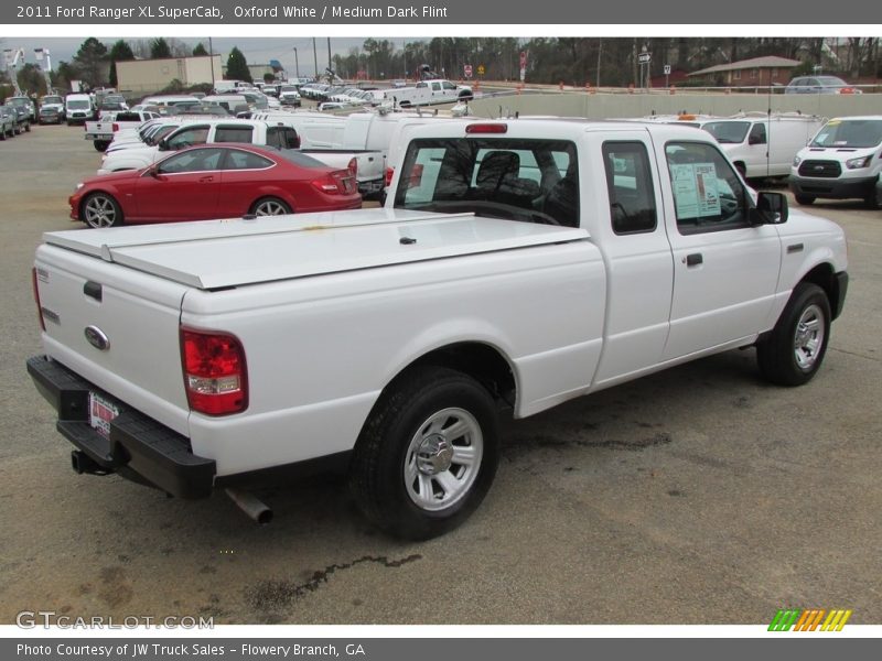 Oxford White / Medium Dark Flint 2011 Ford Ranger XL SuperCab