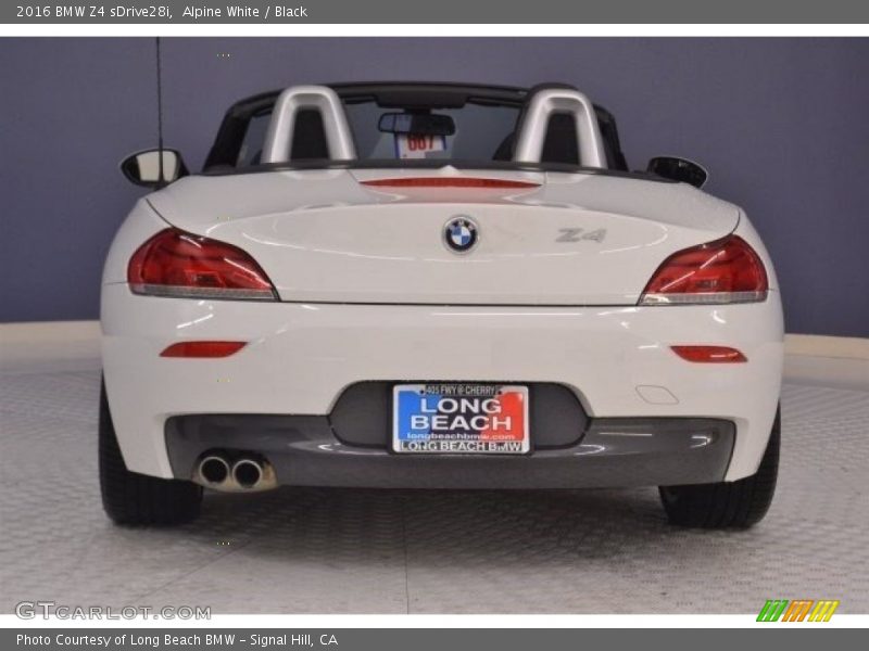 Alpine White / Black 2016 BMW Z4 sDrive28i