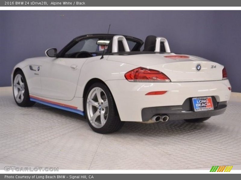 Alpine White / Black 2016 BMW Z4 sDrive28i