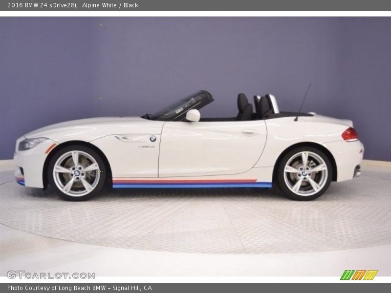 Alpine White / Black 2016 BMW Z4 sDrive28i
