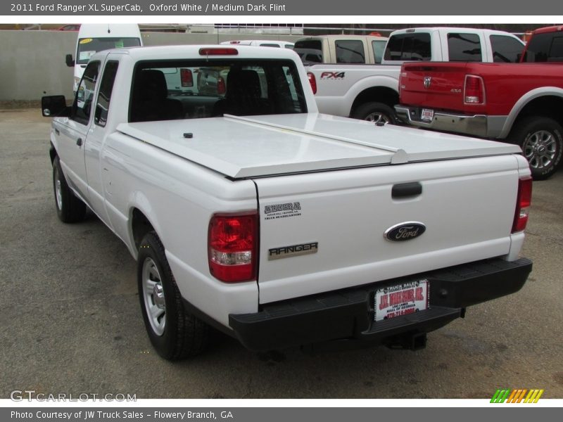 Oxford White / Medium Dark Flint 2011 Ford Ranger XL SuperCab