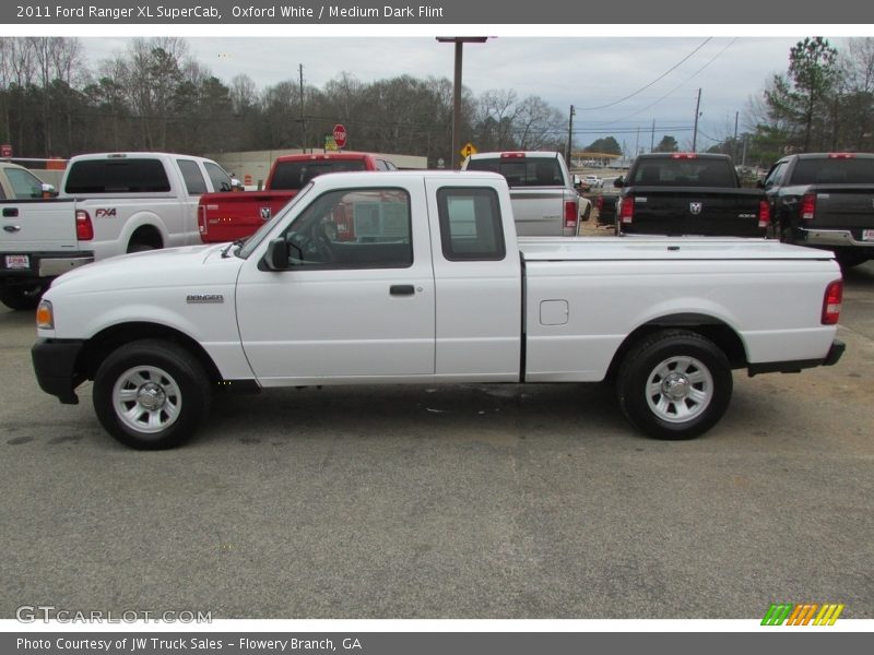 Oxford White / Medium Dark Flint 2011 Ford Ranger XL SuperCab