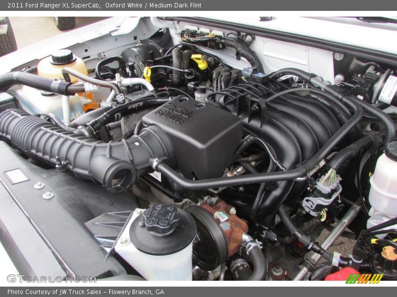Oxford White / Medium Dark Flint 2011 Ford Ranger XL SuperCab