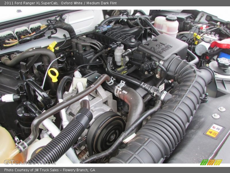 Oxford White / Medium Dark Flint 2011 Ford Ranger XL SuperCab