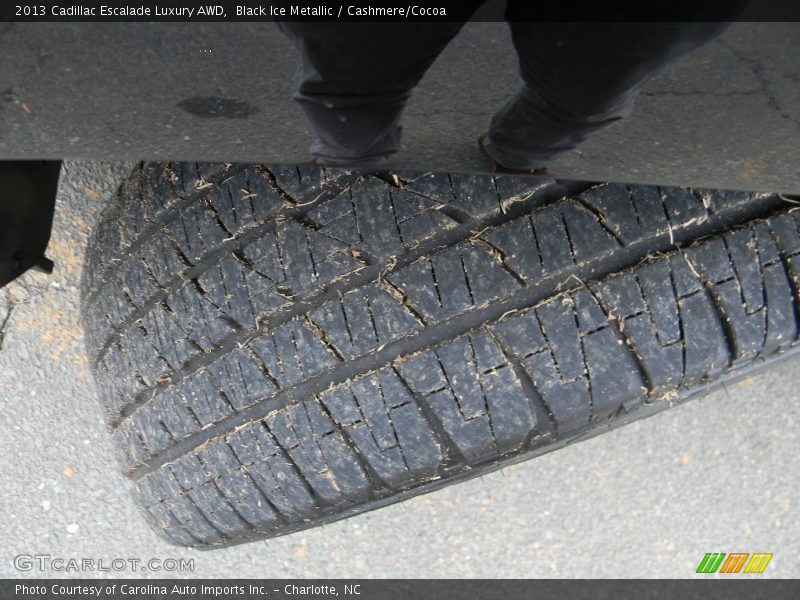 Black Ice Metallic / Cashmere/Cocoa 2013 Cadillac Escalade Luxury AWD