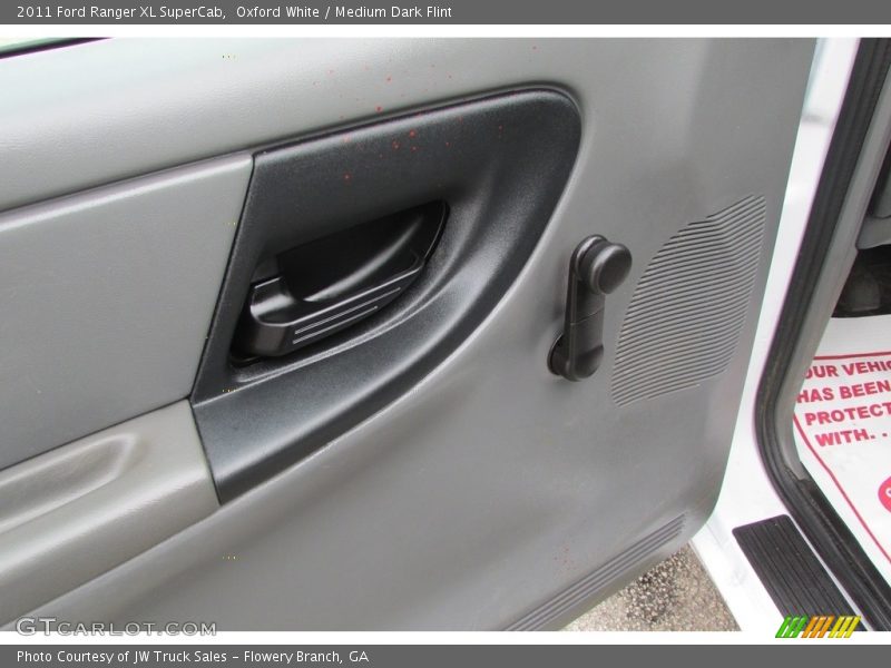 Oxford White / Medium Dark Flint 2011 Ford Ranger XL SuperCab