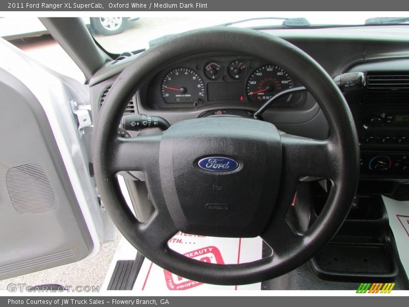Oxford White / Medium Dark Flint 2011 Ford Ranger XL SuperCab