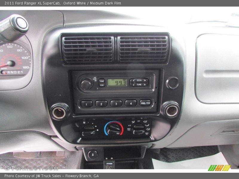 Oxford White / Medium Dark Flint 2011 Ford Ranger XL SuperCab