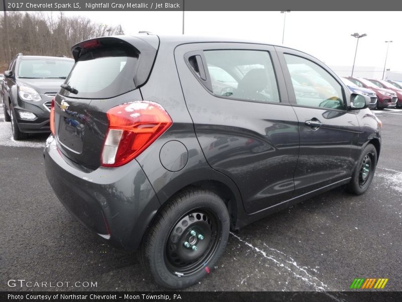Nightfall Gray Metallic / Jet Black 2017 Chevrolet Spark LS