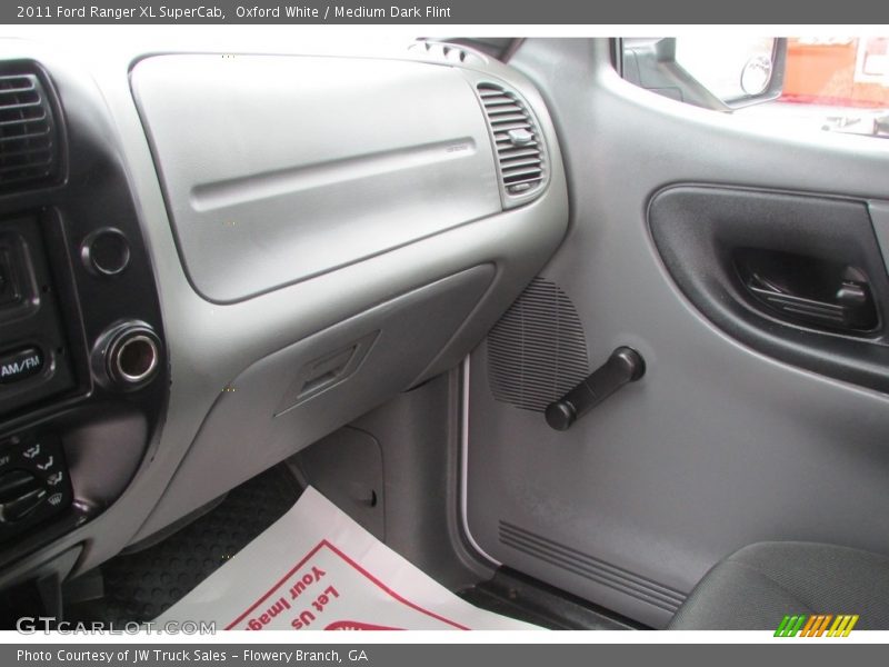 Oxford White / Medium Dark Flint 2011 Ford Ranger XL SuperCab