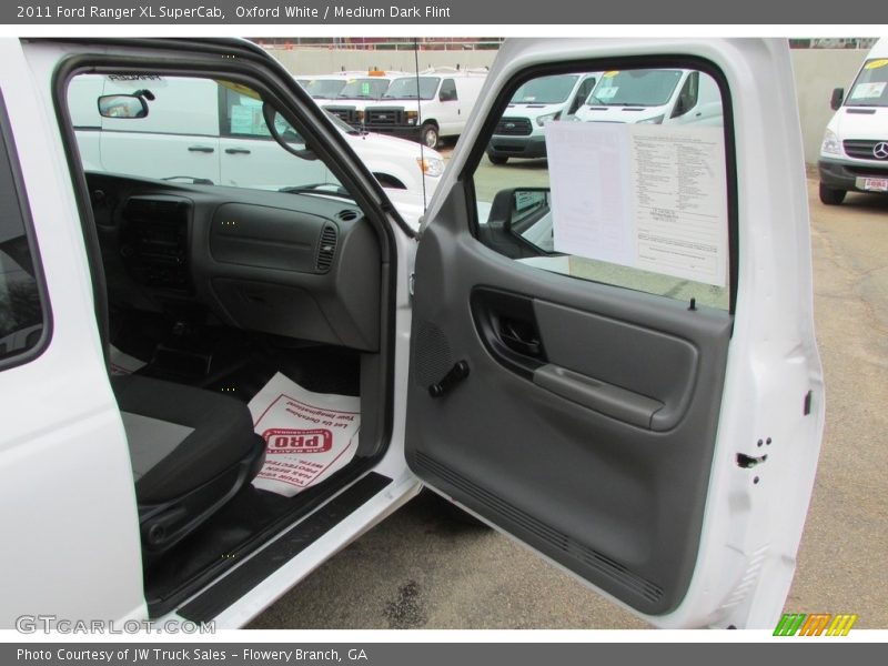 Oxford White / Medium Dark Flint 2011 Ford Ranger XL SuperCab