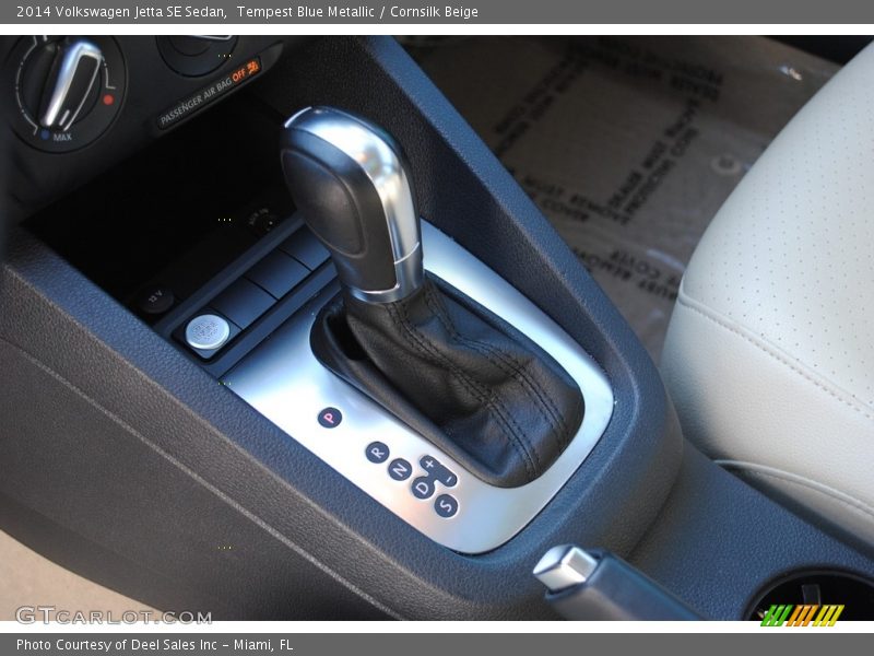 Tempest Blue Metallic / Cornsilk Beige 2014 Volkswagen Jetta SE Sedan