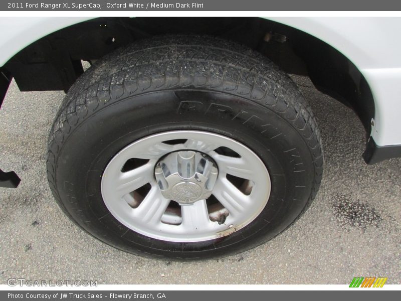 Oxford White / Medium Dark Flint 2011 Ford Ranger XL SuperCab