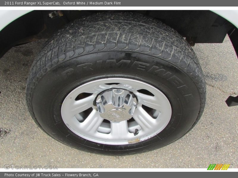 Oxford White / Medium Dark Flint 2011 Ford Ranger XL SuperCab