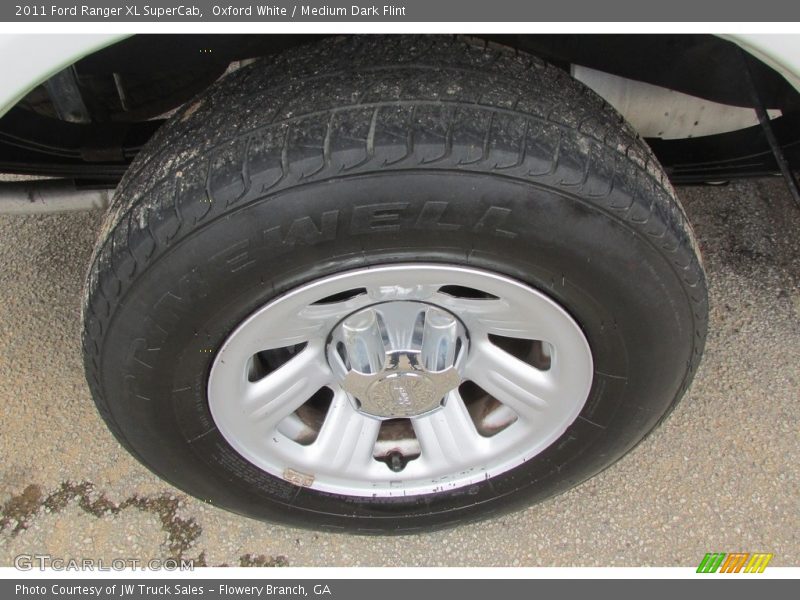 Oxford White / Medium Dark Flint 2011 Ford Ranger XL SuperCab