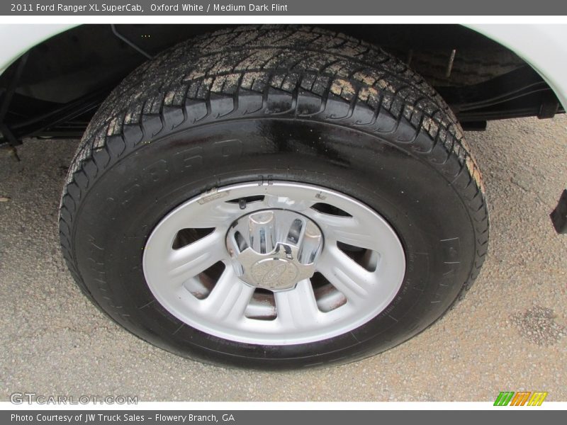 Oxford White / Medium Dark Flint 2011 Ford Ranger XL SuperCab