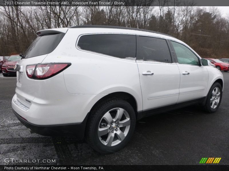Iridescent Pearl Tricoat / Ebony 2017 Chevrolet Traverse Premier AWD